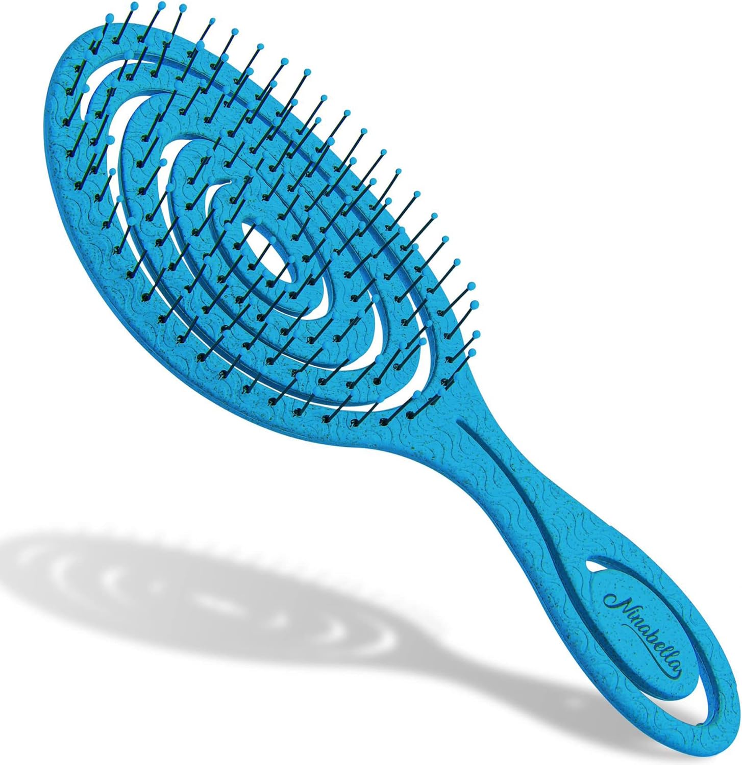Cepillo Desenredante Espiral Ninabella — Sin Tirones para Todo Tipo de Cabello
