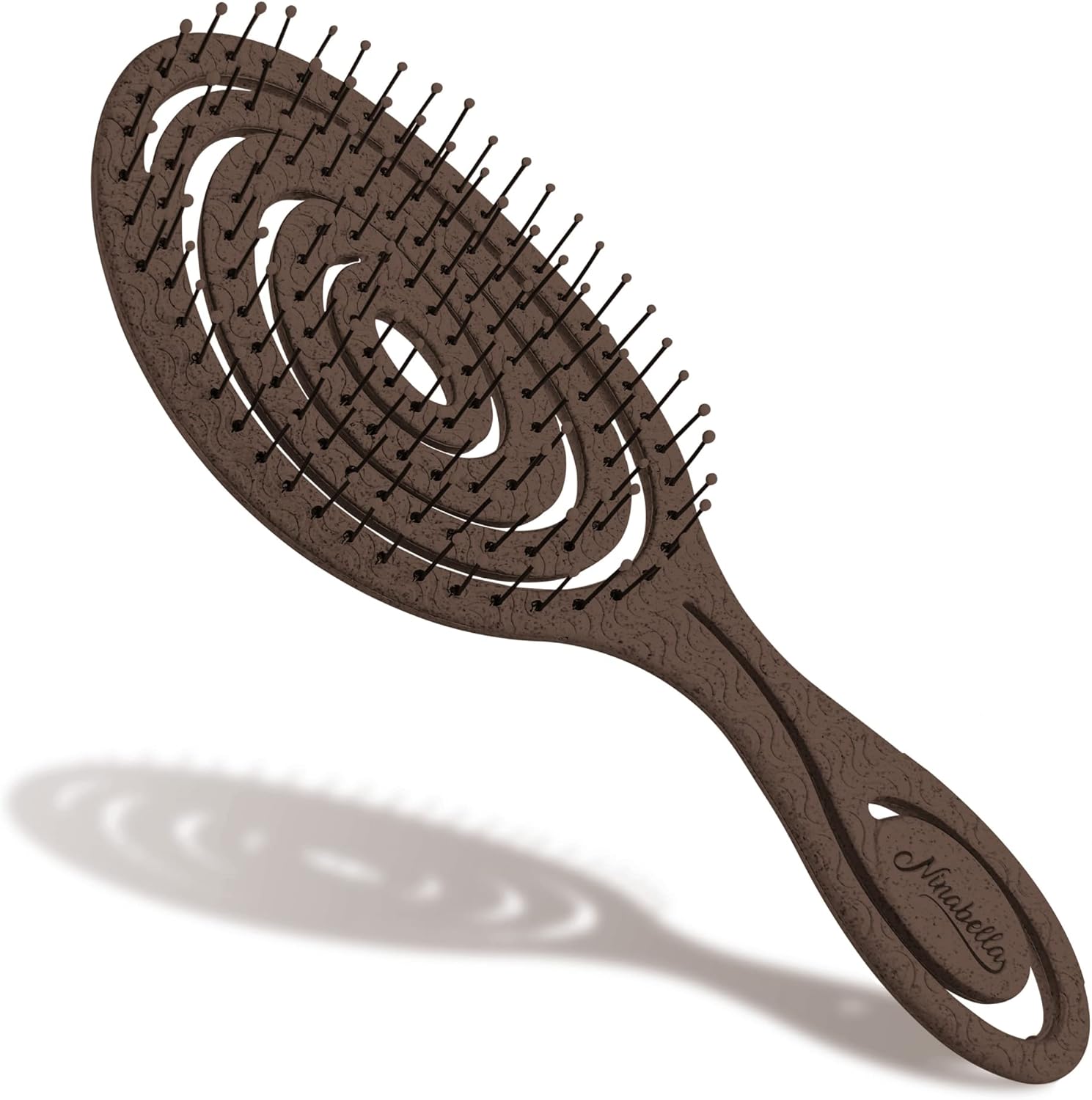 Cepillo Desenredante Espiral Ninabella — Sin Tirones para Todo Tipo de Cabello