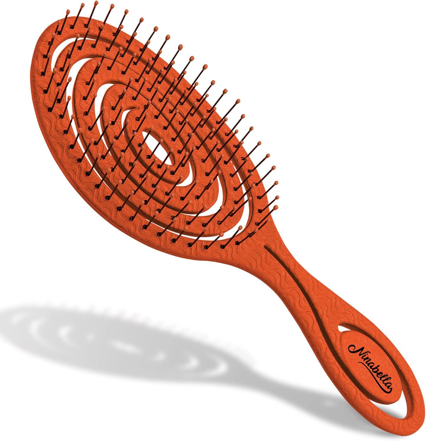Cepillo Desenredante Espiral Ninabella — Sin Tirones para Todo Tipo de Cabello